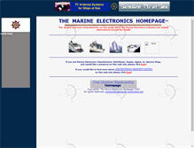 Tablet Screenshot of marine-electronics.net